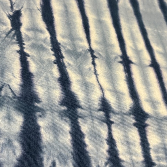 VTG NY-5 U Womens Tie Dye Short T Shirt Sz M Blue Cotton Boho Hippie Festival - Picture 4 of 9